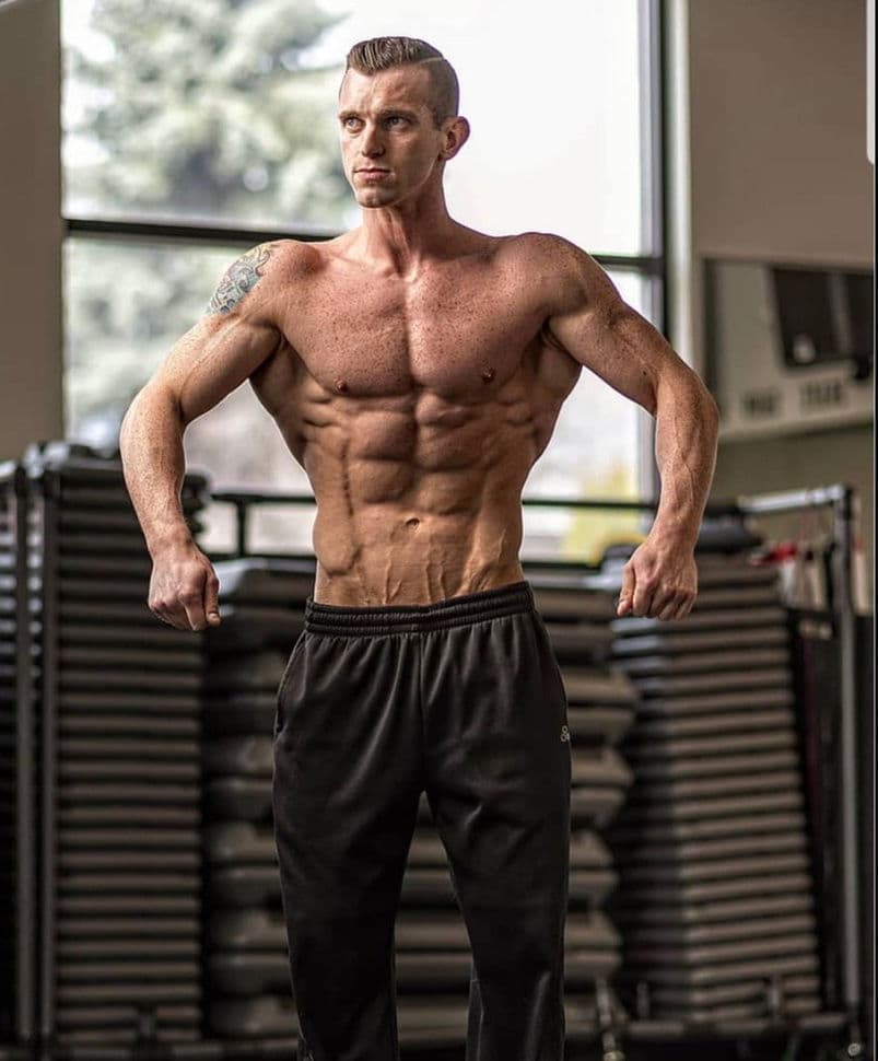 Nathan Boston after rebuilding his health through fitness and nutrition